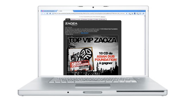 Newsletter zaOza Jeux Concours