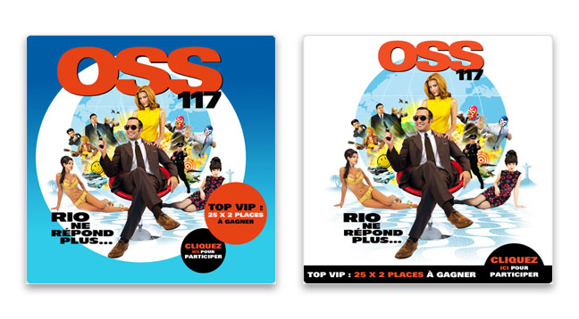 Visuels OSS 117 (Proposition + Retenue)